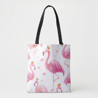 Bag Tote Flamant Couronné – Luxe Island Vibes