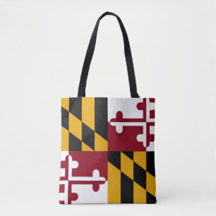 Bag Tote imprimé drapeau de l'État du Maryland