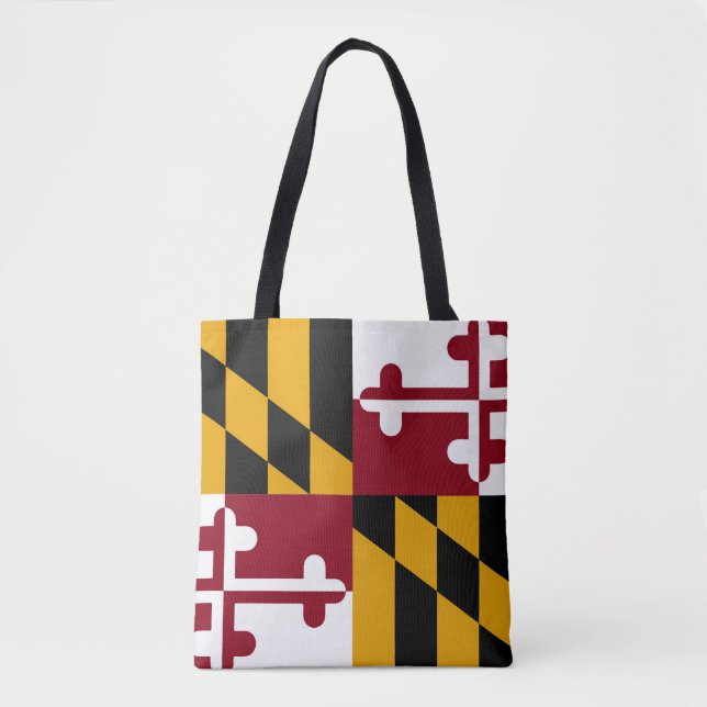 Bag Tote imprimé drapeau de l'État du Maryland (Devant)