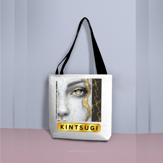BAG TOTE KINTSUGI (KINTSUGI Totes by Poet Adiela Akoo - great gifts reminding you that you are beautifully resilent)
