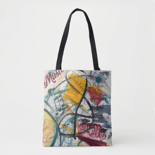 Bag Tote Musique dans l'Air (Devant)