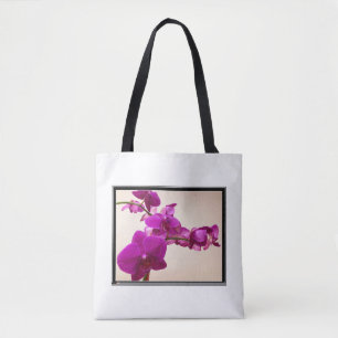 Bag Tote orchidée rose