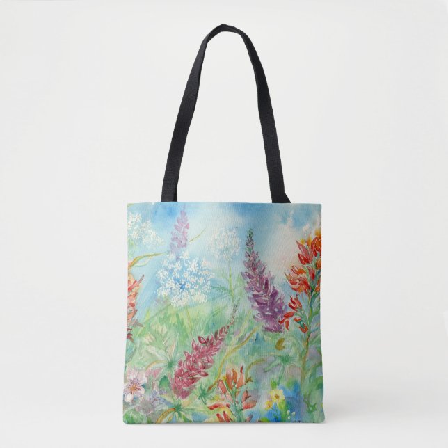 Bag Tote Paintbrush Meadow (Devant)