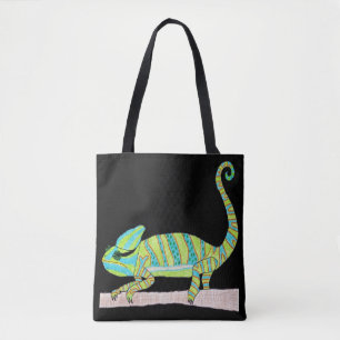 Bag Tote Partout - Caméléon Vert (noir)