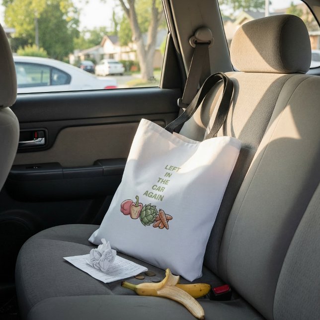 Bag Typography funny quote cute trendy tote bags. (Créateur téléchargé)