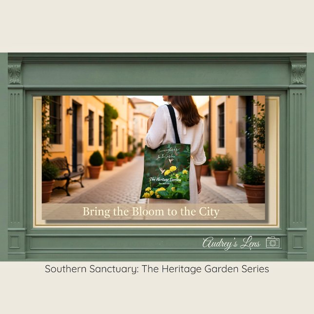 Bag Vintage Hummingbird & Wildflower Market Tote (Créateur téléchargé)