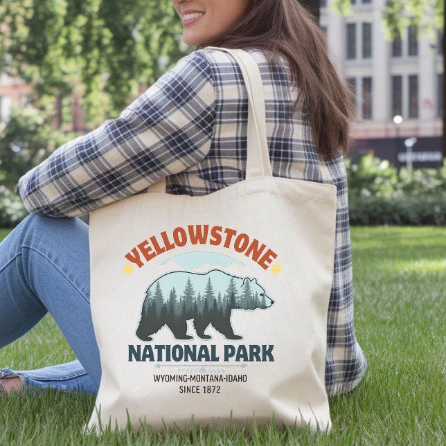 Bag Yellowstone Bear Tote – Wild & Free Adventure Styl (Créateur téléchargé)