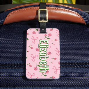 Bagage Étiquette de sac scolaire personnalisée fille à ru