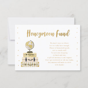Bagages + Carte de boîtier Globe Honeymoon Fund
