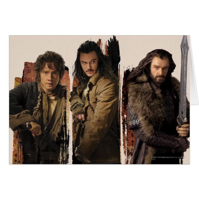 BAGGINS™, BARD THE BOWMAN™, & THORIN OAKENSHIELD™ (Devant horizontal)