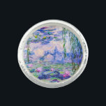 Bague Claude Monet - Nymphéas / Nymphéas 1919<br><div class="desc">Nymphéas (W.1852) - Claude Monet,  Huile sur toile,  1916-1919</div>