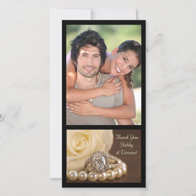 Bague diamant ovale sur Merci Mariage Brown (Devant)