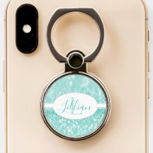 Parties scintillant turquoise Personnaliser le soc