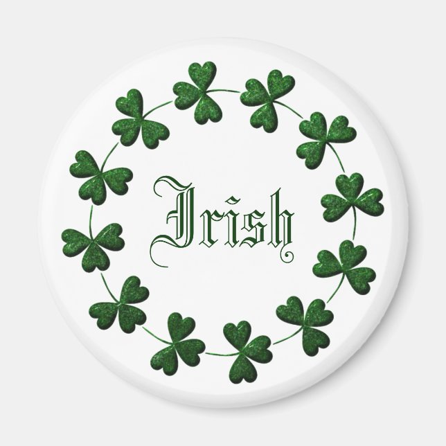 Bague shamrock Irish Magnet (Devant)