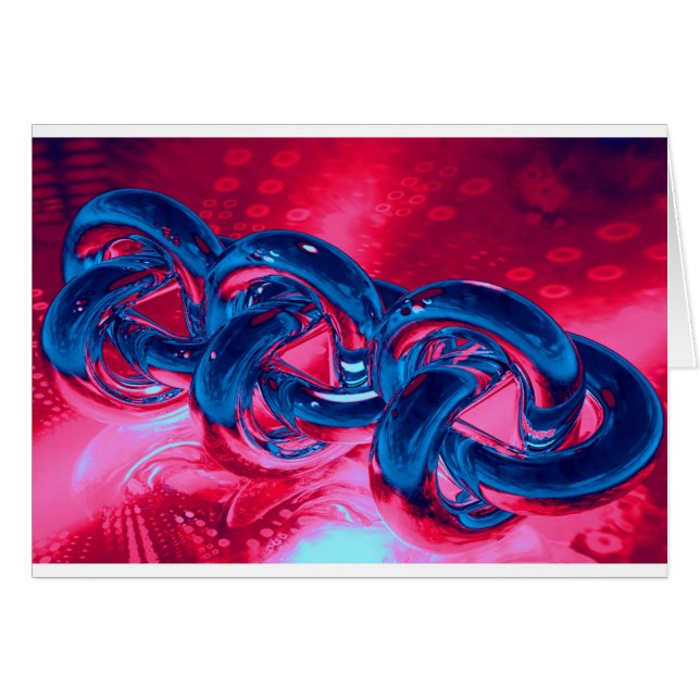 Bagues bleues mystiques (Devant horizontal)