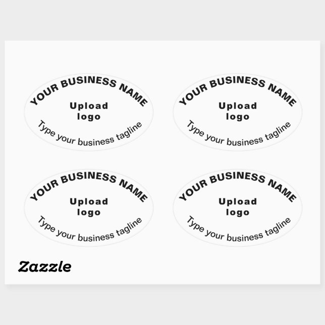 Baguette commerciale sur Sticker en forme ovale bl (Feuille)