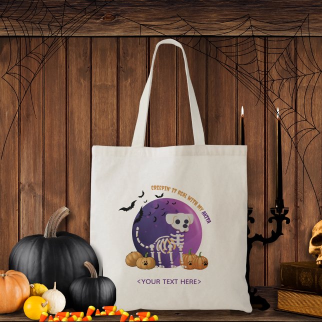 Baguette de bonbons ou sac d'Halloween (Trick or Treat OR show up to the Halloween party in style. Represent your favorite dog breed!!)