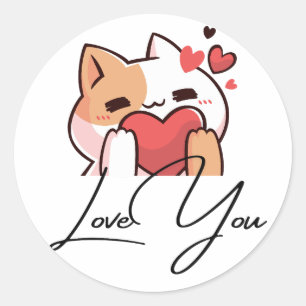 Baguette de chat Kawaii, Étiquette cadeau