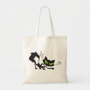 Baguette de chat noir malin ou traitement des sacs