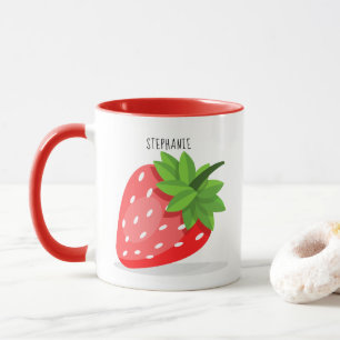 Baguette de fraise à café Mug