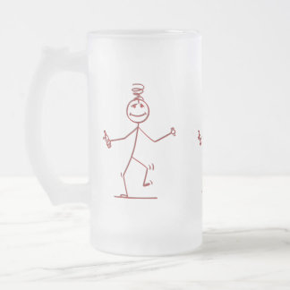 Baguette de galets Figure de verre givré Mug