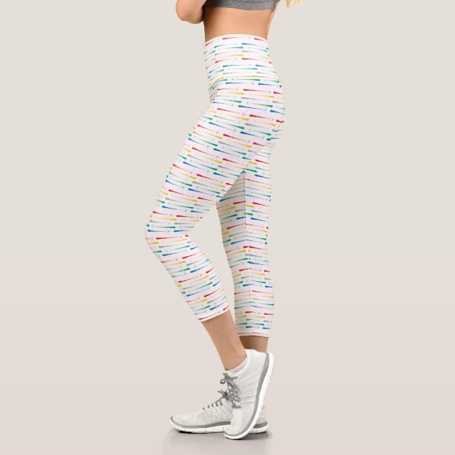 Baguettes magiques Haut Taille Capri Leggings (Gauche)