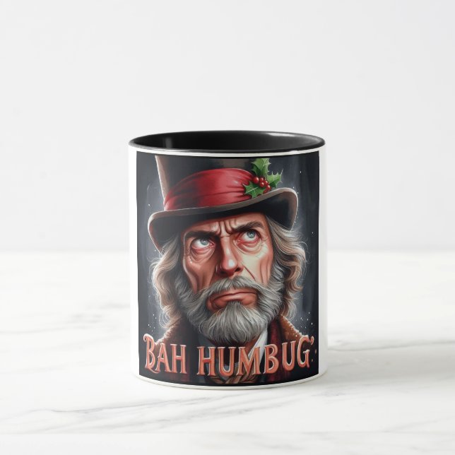 Bah Humbug Scrooge Christmas Mug (Centre)