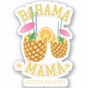 Bahama Mama Vacances Nassau Bahamas Sticker Cruise