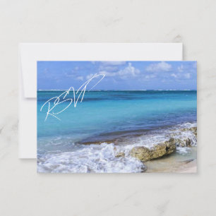 BAHAMAS BEACH SHORE Wedding RSVP