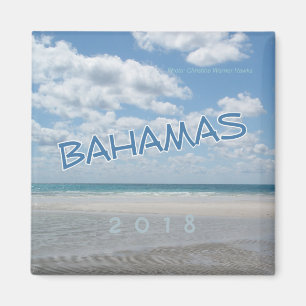 Bahamas Beach Souvenir Frigo Magnet Changement Ann