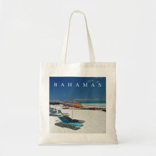 Bahamas Harbour Island plage chaises longues sac f