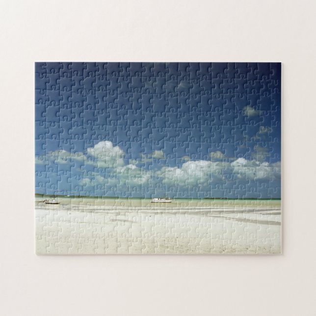Bahamas Harbour Island vue sur la plage puzzle (Horizontal)