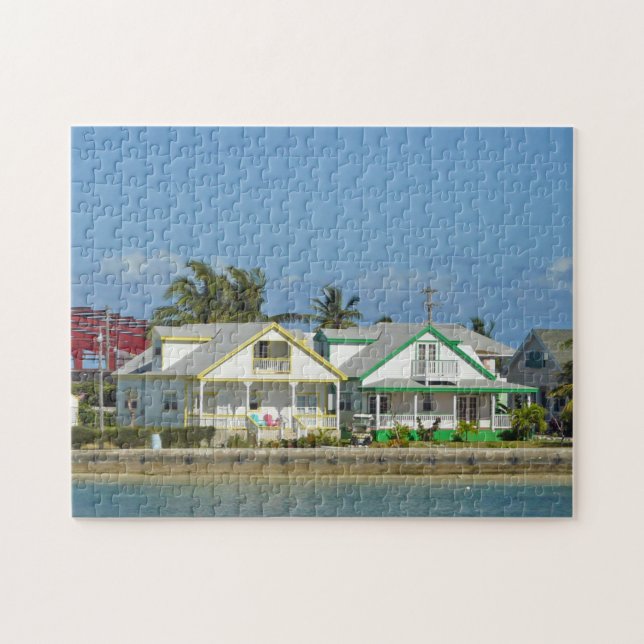 Bahamas maisons vue puzzle (Horizontal)