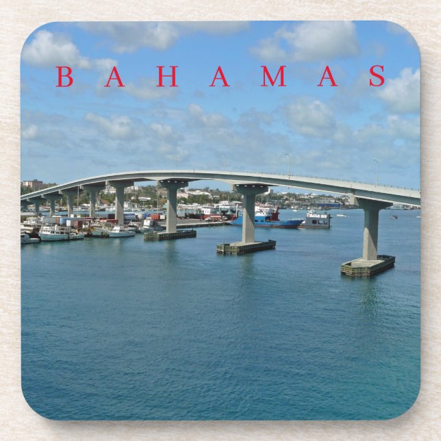 Bahamas Paradise Island Bridge dessous de verre (Devant)