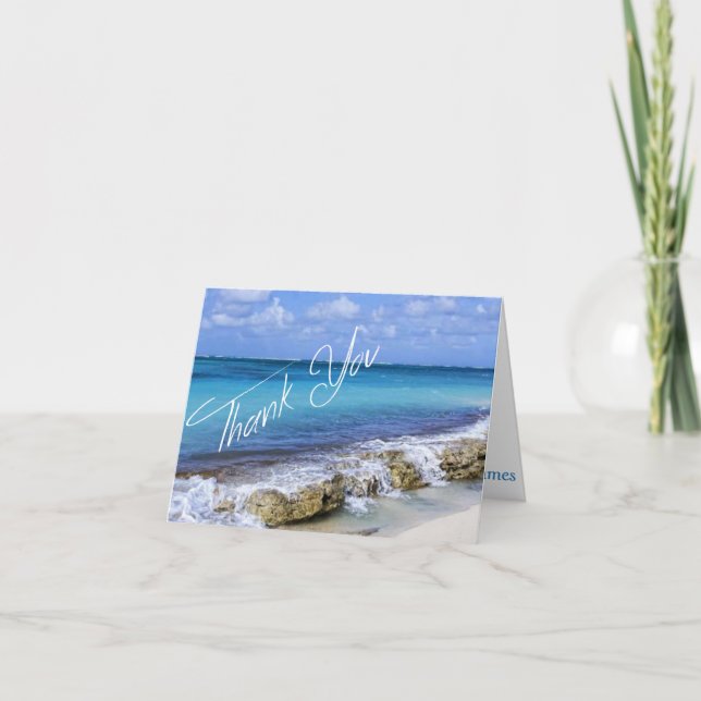 BAHAMAS PLAGE RIVE Mariage Merci (Devant)