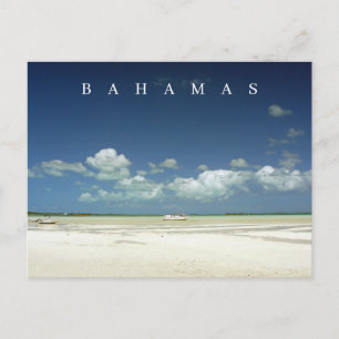 Bahamas Port mer et vue ciel carte postale