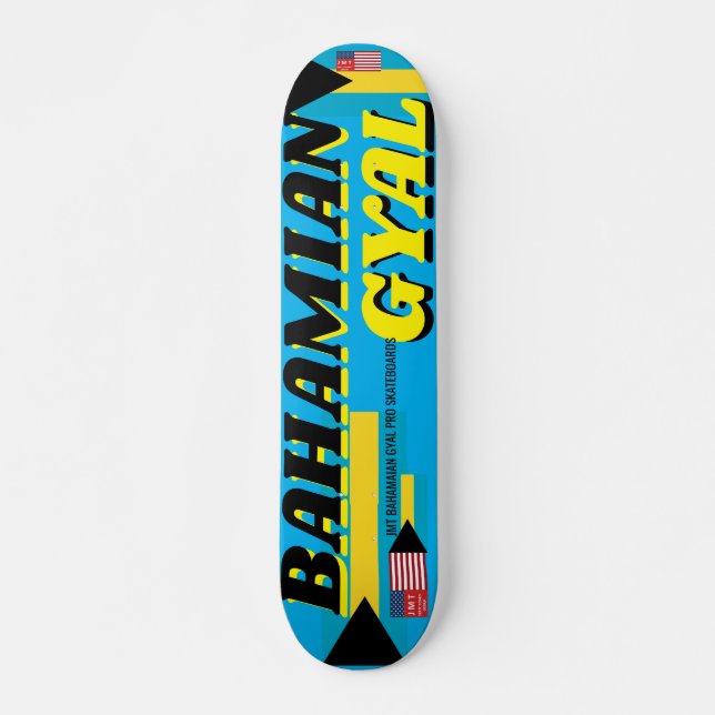BAHAMIAN GYAL JMT 7 3/4" Skateboard Deck (Devant)