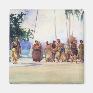 "Baie de Fagaloa, Samoa, 1890" - aimants de John