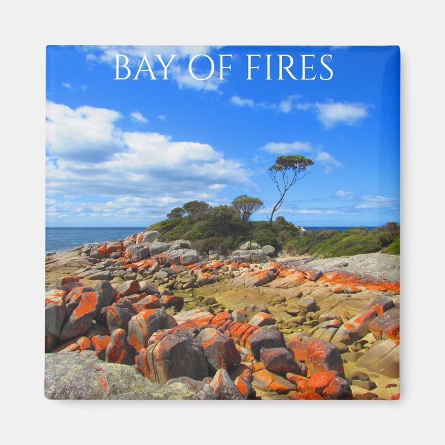 Baie des incendies, Tasmanie, Australie Magnet (Devant)