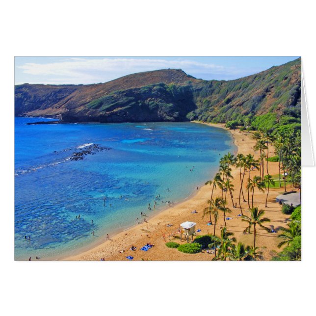 Baie profonde de Hanauma, Honolulu, Oahu (Devant horizontal)