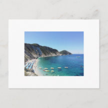 Baie turquoise italienne - carte postale photograp