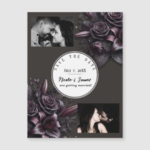 Baie Violet & Noir Lily Rose Floral Sauver Date