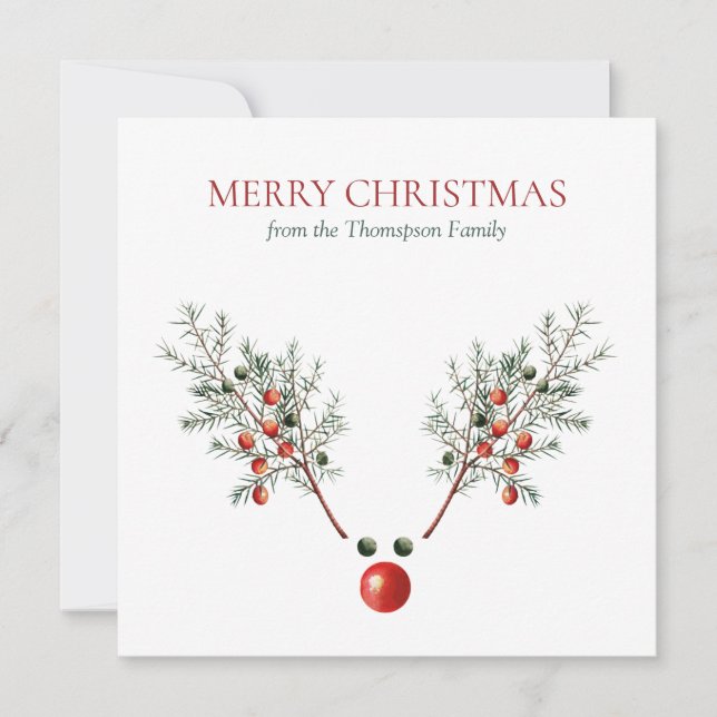 Baies de pin à nez rouge Noël (Devant)