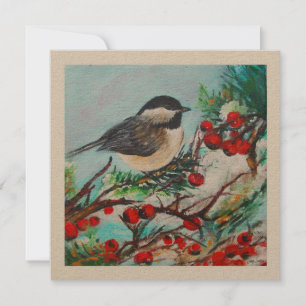 Baies d'hiver mignonnes de poulet