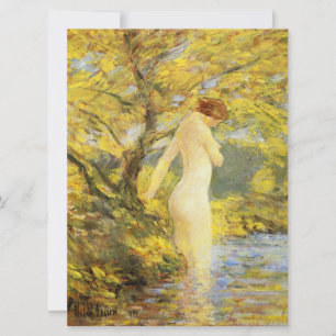 Baignade nymphe (belle déité féminine)