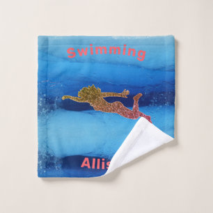 Baignade Sous L'Eau Nager Étincelant