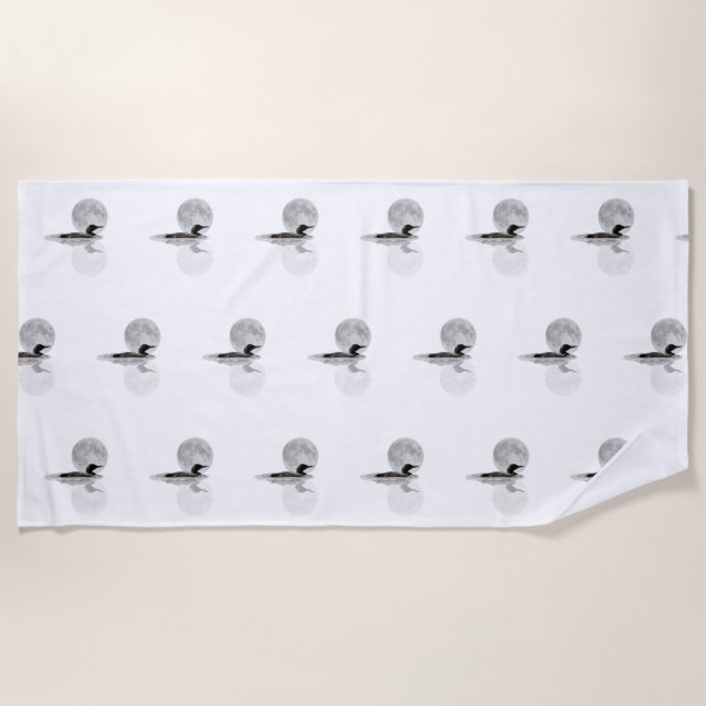 Baignades De Loon Dans Le Serviette De Plage Lune (Devant)