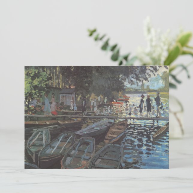 Baigneurs à La Grenouillère par Claude Monet (Debout devant)