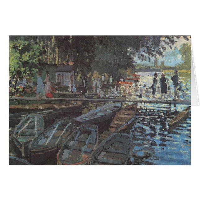 Baigneurs à La Grenouillère par Claude Monet (Devant horizontal)