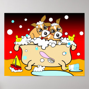 Baignoire Chihuahua Poster Chiot 10